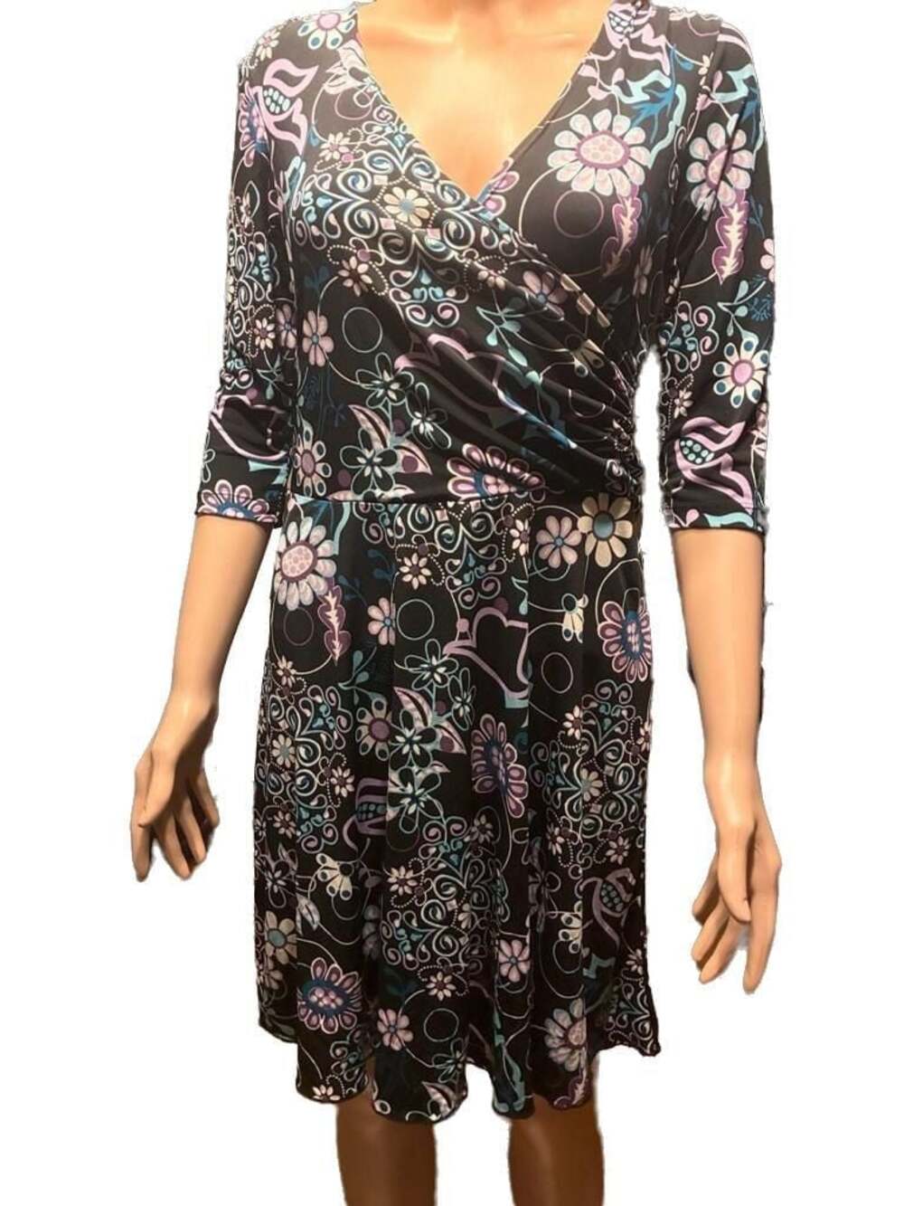 Speechless Floral Print Wrap Dress Size 14